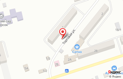 Продовольственный магазин Радуга на Торговой улице на карте