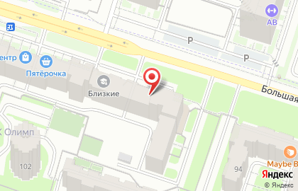 Торговая компания Белый Дом на Большой улице на карте