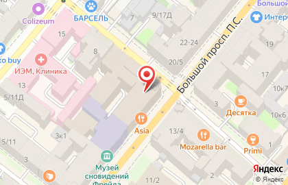 ЗАО КБ Ситибанк в Петроградском районе на карте