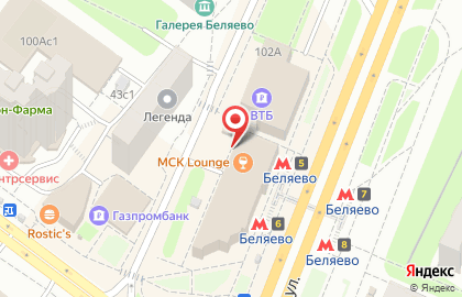 Dostavka.ru на Профсоюзной улице на карте