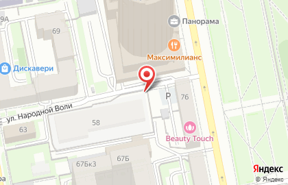 Автостоянка в Екатеринбурге на карте