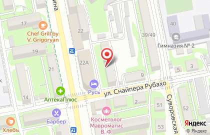 Центральный тепловой пункт на проспекте Ленина на карте