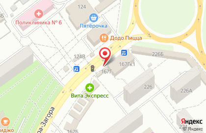 Служба доставки Sushibox на улице Стара Загора на карте