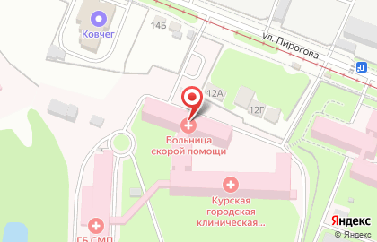 Аптека Курская Фармация на улице Пирогова на карте