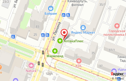 Якорь на улице Ленина на карте
