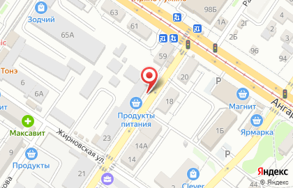 Магазин овощей и фруктов в Дзержинском районе на карте