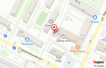 Киоск печатной продукции в 6-ом микрорайоне на карте
