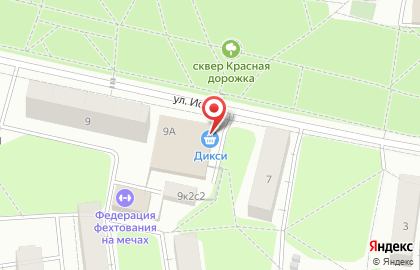 Дикси на Бабушкинской (ул Искры) на карте