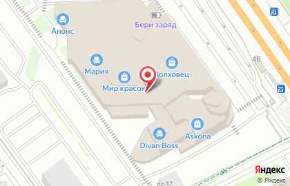 Салон Мир немецкой мебели на метро Планерная на карте