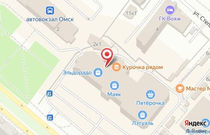 Банкомат ВТБ на проспекте Комарова на карте