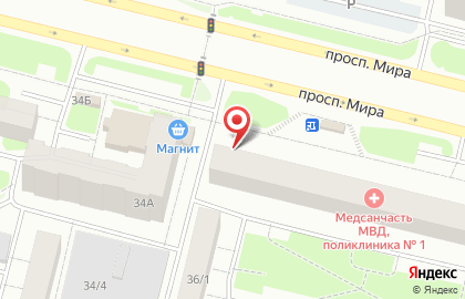 Продуктовый магазин в Сургуте на карте