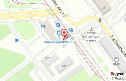 Магазин колбасных изделий в Металлургическом районе на карте