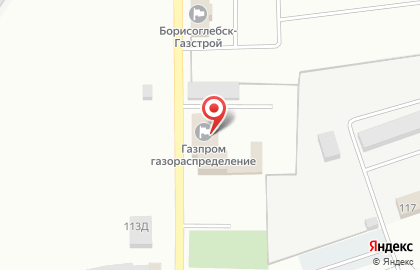 Газпром газораспределение Воронеж, филиал в г. Борисоглебске в Воронеже на карте