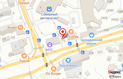 Гастроном в Махачкале на карте