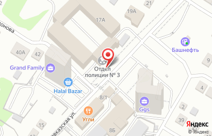 Участковый пункт полиции №32 на Кавказской улице на карте