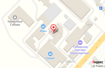 СТО в Новосибирске на карте