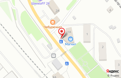 Супермаркет Магнит на Привокзальной улице на карте