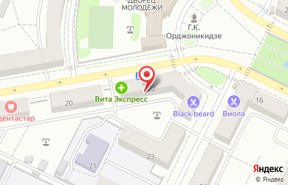 Магазин канцелярских товаров и подарков Диковина в Орджоникидзевском районе на карте