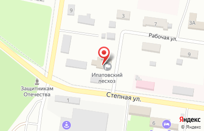 Ипатовский лесхоз, ГБУ на карте