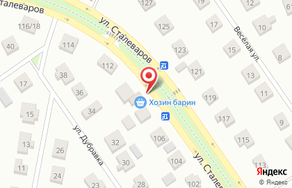 Продовольственный магазин Лотос на улице Сталеваров на карте