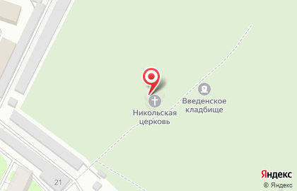 Приход Введения во храм Пресвятой Богородицы в Вологде на карте
