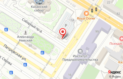 Автостоянка в Чите на карте