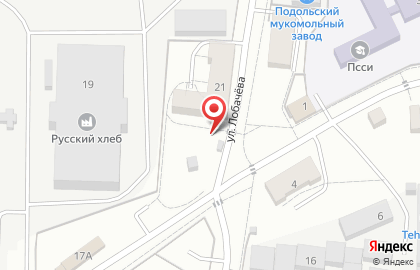 Подольское Райпо на улице Лобачёва на карте