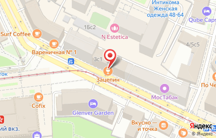 A.v.e на Кожевнической улице на карте