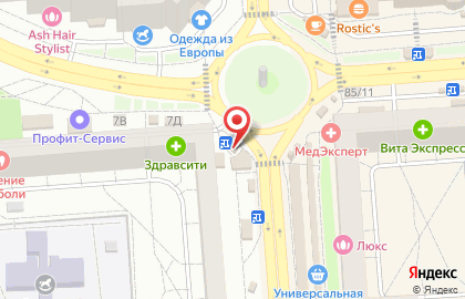 Киоск фастфудной продукции на улице Владимира Невского на карте