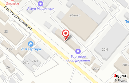Торговое оборудование в Хабаровске на карте
