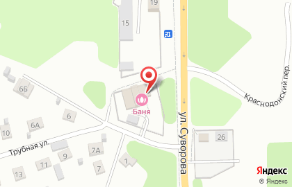 Баня на Трубной на карте