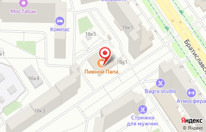 Ателье в Москве на карте