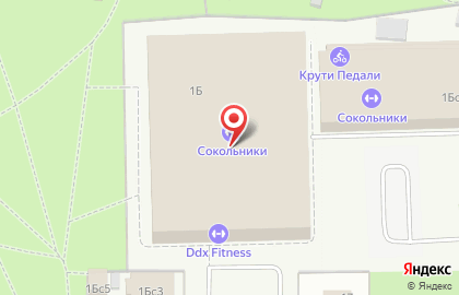 Фитнес-клуб DDX Fitness Сокольники на улице Сокольнический Вал на карте