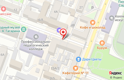 Продукты в Октябрьском районе на карте