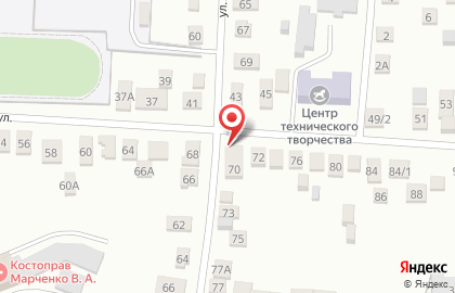 Продовольственный магазин Браво в Железнодорожном районе на карте