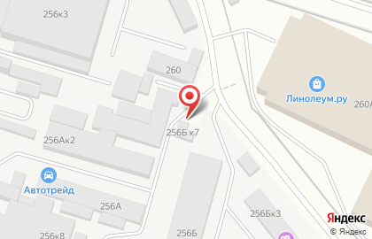 Киоск фастфудной продукции Тесто-ресто в Ленинском районе на карте