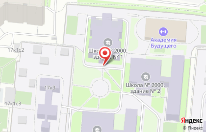 Средняя общеобразовательная школа №2000 с дошкольным отделением на Кантемировской улице, 22 к 6 на карте