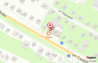 Кафе Жара в Нижнем Новгороде на карте