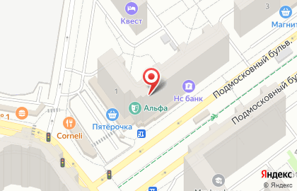 Ломбард Семерочка на Подмосковном бульваре на карте