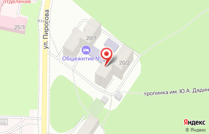 Общежитие в Новосибирске на карте