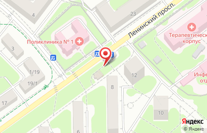 Продуктовый магазин на Ленинском проспекте, 8Б на карте