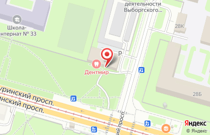 Курсы для беременных Мир Добрый на 2-ом Муринском проспекте на карте