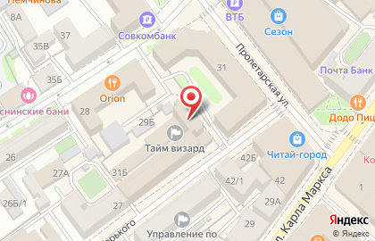 Аналитик на улице Горького на карте