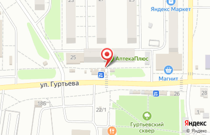 XL на улице Гуртьева на карте