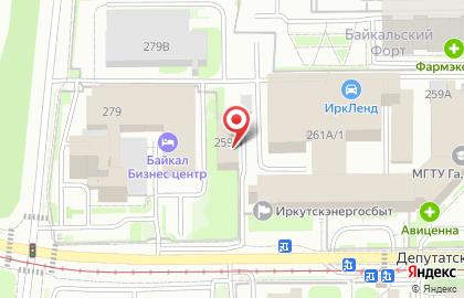 Иркутскэнергосбыт в Иркутске на карте