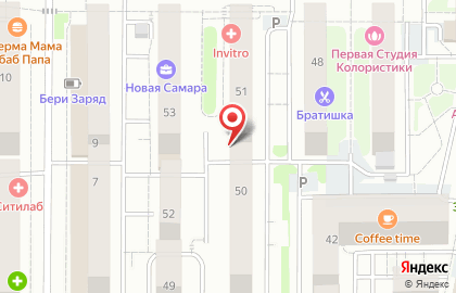 Магазин разливного пива iBeer в Красноглинском районе на карте
