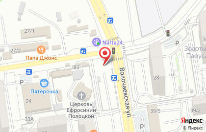 Автостоянка в Новосибирске на карте