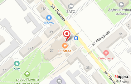 Магазин свежей выпечки на улице Ленина на карте