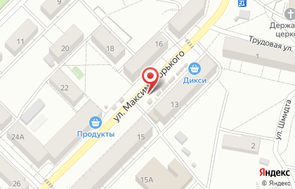 Киоск по продаже овощей и фруктов в Привокзальном районе на карте