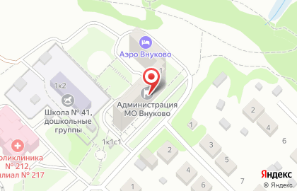 Участковый пункт полиции район Внуково во Внуково на карте